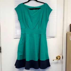 Kate Spade Fiorella Colorblock Ponte Dress L